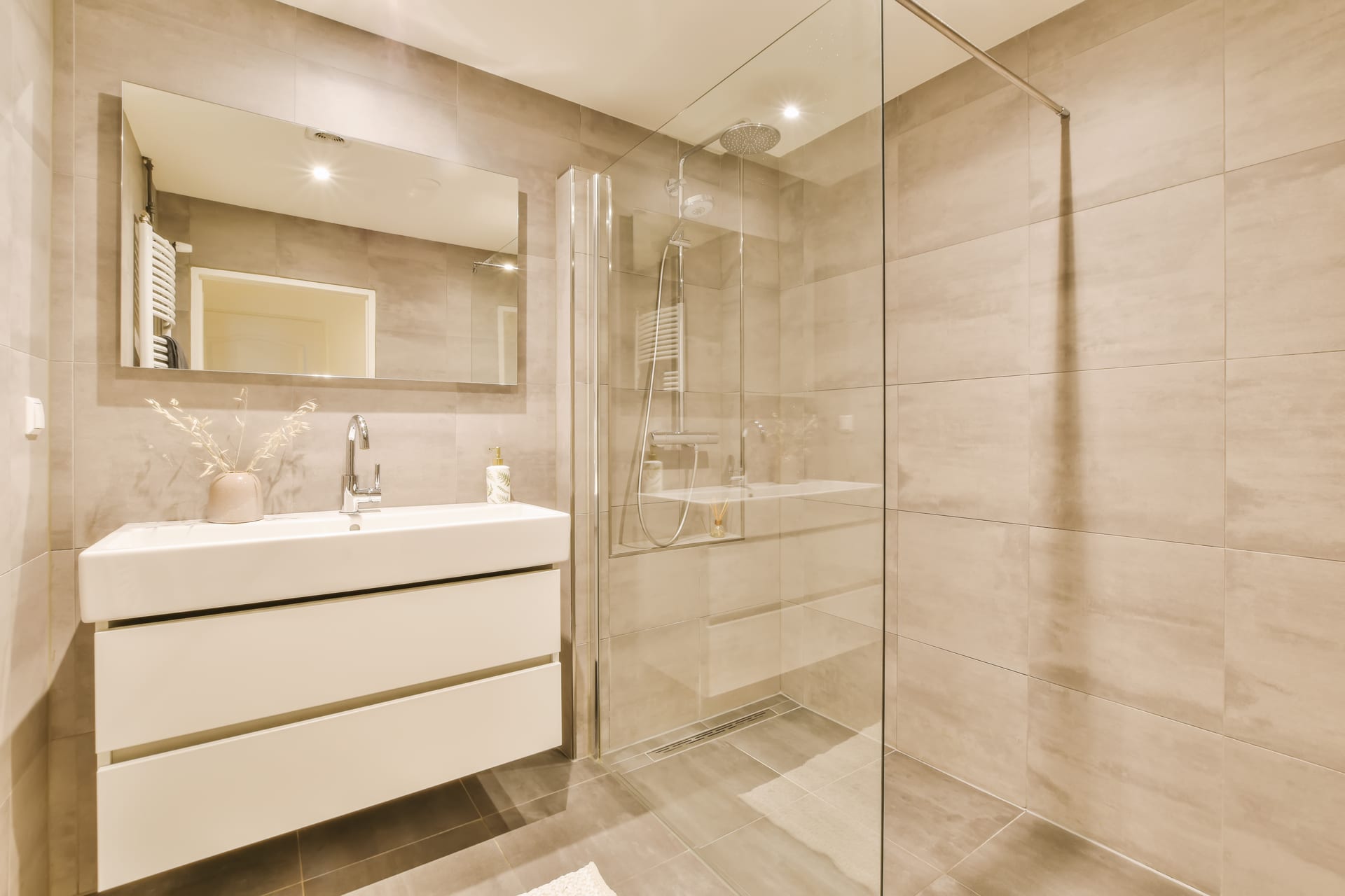 Frameless Shower Screen I