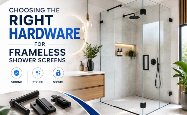 Hardware for Frameless Shower Screens