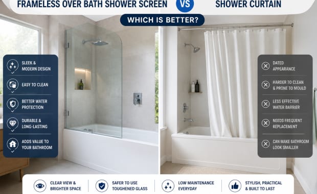 Shower Screen vs Shower Curtain