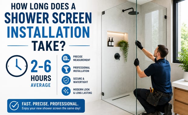 shower screen installation